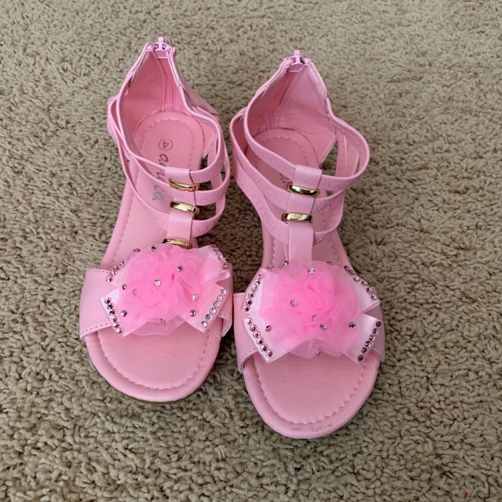 Girls Pink Dress Shoes 4
